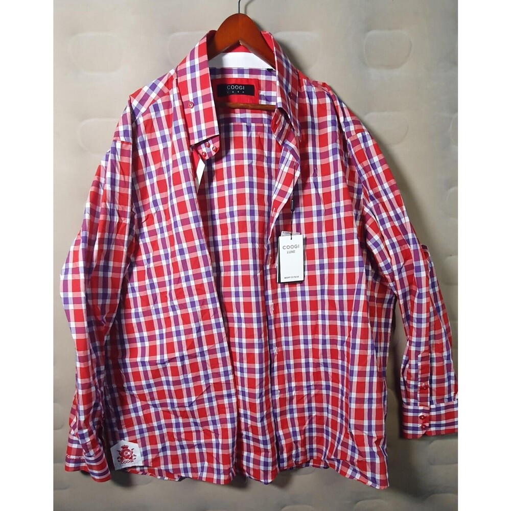 Coogi Authentic Mens Luxe 5XL Long Sleeve